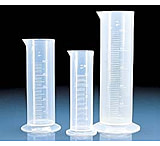 Image of BrandTech Short-Form Graduated Cylinders, Polypropylene, BrandTech V641941, Pack of 12
