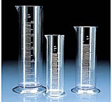 Image of BrandTech Short-Form Graduated Cylinders, SAN, BrandTech V64591, Pack of 6