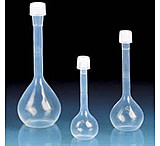 Image of BrandTech Volumetric Flasks with Screw Caps, PFA, Class A, BrandTech V107497, Pack
