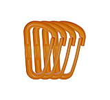 Image of Breakwater Supply Hingeless Carabiner 4-Pack - Orange 63190094