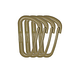 Image of Breakwater Supply Hingeless Carabiner 4-Pack - Tan 045DB5EA