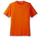 Brooks High Point Short Sleeve T-Shirt - Men's, Bright Orange, Medium, 211475836.030