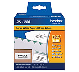 Image of Brother DK1208 Labels Large White 1.4" X 3.5" Roll Of 400