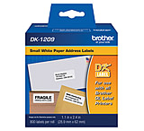 Image of Brother DK1209 Labels Small White 1.1" X 2.4" Roll Of 800