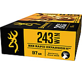 Image of Browning BXR .243 Winchester 97 Grain Rapid Expansion Matrix Tip Brass Cased Centerfire Rifle Ammunition