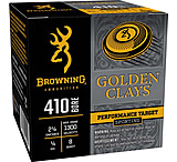 Browning Ammo BGC418 Golden Clays 410Bore 2.50&quot; 1/2oz 8Shot 25 Per Box/10 Case