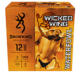 Browning Ammo B193421232 Wicked Wing 12Gauge 3&quot; 1 1/4oz 2Shot 25 Per Box/10 Cas