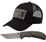 Image of Browning Bg Knife/cap Combo W/folding Lock Back Drop Point Knife