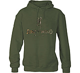Image of Browning Bg Hoodie Green/camo W/buck Mark Logo - Men's
