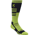 Image of Browning Bg Unisex Elm Socks M/l Black &amp; Green Calf Height