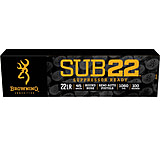 Image of Browning SUB-22 22 LR 45 Grain Blackened Lead Round Nose Brass Rifle Ammunition