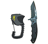 Image of Browning Carabiner Flashlight &amp; Russ Kommer Tactical Folding Knife Combo
