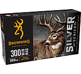 Browning SILVER 300 WIN MAG 180 Grain Plated Soft Point Brass Rifle Ammunition
