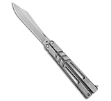 Image of Bladerunners Systems BRS Channel Alpha Beast Balisong Butterfly Knife Titanium 4.5 Stonewash CHAB 6DDFE8A4