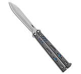 Image of Bladerunners Systems BRS Premium Replicant ALT Bali Butterfly Knife Gray G-10/Blue Ti 4.5 SW 5CA7EBB3