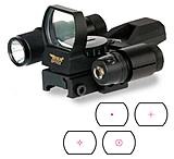 Image of BSA Optics Panoramic Green &amp; Red Dot Sight with Laser and Light Combo