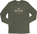 Image of Buck Knives Long Sleeve Buck Logo T-Shirt - Men's