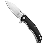 Image of BucknBear Buck N Bear Lynx Clip Point Liner Lock Knife Black G-10 3.3 Stonewash A055C20B