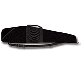 Image of Bulldog Cases &amp; Vaults Pinnacle Black with Black Trim &amp; Black Leather 48&quot; Rifle Case BD207
