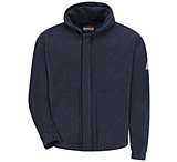 Image of Bulwark Flame Resistant Zip-Front Hooded Fleece Sweatshirt
