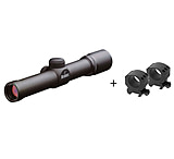 Image of Burris Scout 2.75x20mm Rifle Scope, 1in Tube, Second Focal Plane, Black, Matte, Non-Illuminated Heavy Plex Reticle, MOA Adjustment, w/ BurrisxTRxtreme Tactical Rings 1inch - Medium, 200269-KIT