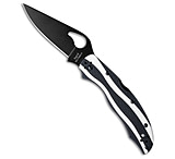 Image of Byrd Knife Magpie Lockback Knife Black &amp; White Peel-Ply G-10 3.28 Black 1CD8B33A