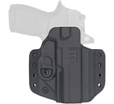 C&amp;G Holsters Covert Kydex OWB Belt Holster w/Omega and Kickramp, SIG Sauer P320 Compact/SIG Sauer M18/SIG Sauer P320 Carry/RX/X, Right Hand, CNC, Black, 0286-100