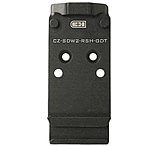 C&H Precision Weapons Optics Adapter Plate, CZ Shadow 2 Optics Ready V4 MIL/LEO to CZ-Shadow 2 Optics Ready, CZ-SDW2-RSH-GDT
