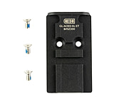 C&amp;H Precision Weapons Optics Adapter Plate For Glock Mos V4 Mil/Leo, Anodized, Black, GL-ACRO-XL-ST