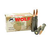 Image of Wolf Ammo Wolf Military Classic Rifle Ammunition 7.62x54R 148gr FMJ 2740 fps 20/ct 9A680D77