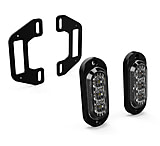 Image of Denali Electronics T3 Rear Switchback Led Turn Signal Pods With License Plate Mount 7D49D06E