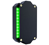 Caldwell Flash Bang AR500 Steel Target Hit Indicator, 10 Green LED Lights, 5in Targets, Range 1000 yards, Black, 1198772
