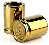 Image of Caliber Gourmet 50 Caliber Shot Glasses, 2 Pack, Gold