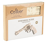 Image of Caliber Gourmet Wood Revolver Puzzle, Brown