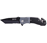 Image of Humvee Adventure Gear HMVKTR08 Humvee Recon Folding Plain/Serrated Black Stainle