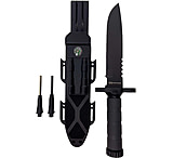 Image of Campco Humvee Next-Gen Survival 7.5in Fixed Blade Knife w/Sharpener and Firestarter