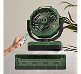 Image of Campmor 9 Rechargeable Camping Fan with Light &amp; Remote 5F67B71A