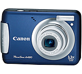 Image of Canon PowerShot A480 10.0-megapixel 3.3x optical zoom Digital Camera Kit Blue 3476B001