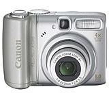 Image of Canon Powershot A580 Digital Camera - 8MP, 4x Optical Zoom, Optical Image Stabilizer, Face Detection