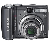 Image of Canon Powershot A590 IS Digital Camera - 8MP, 4x Optical Zoom, Optical Image Stabilizer, Face Detection