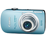 Image of Canon PowerShot SD960 IS 12.1 Megapixel Digital Camera Kit Blue 3578B001