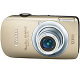 Image of Canon PowerShot SD960 IS 12.1 Megapixel Digital Camera Kit Gold 3577B001