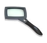 Image of Carson SureGrip 2.5x Soft-Grip Magnifier Loupe with 10x Spot Lens and Stand SG-16