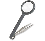 Image of Carson MagniGrip 4x Magnifier with Attached Precision Tweezers