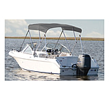 Image of Carver Fully Assembled 3-Bow Round Tube Sunbrella Bimini Complete Top Kit 73" - 78" Widths