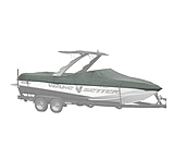 Image of Carver Specialty Boat Cover For Tournament Ski Boats With Tower 21'6" Length x 102" Width