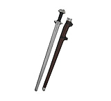 Image of CAS Hanwei Practical Viking 28in. Blade Sword