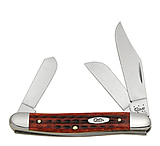 Image of Case 6347 SS Pocket WornOld Red Bone Stockman Folding Knife