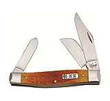 Image of Case 6375 SS Persimmon Orange Bone Large Stockman Folding Knife