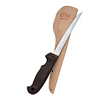 Image of Case BR12-6 SS Stag Hunters 6in Fillet Knife, Fixed Blade and Leather Sheath